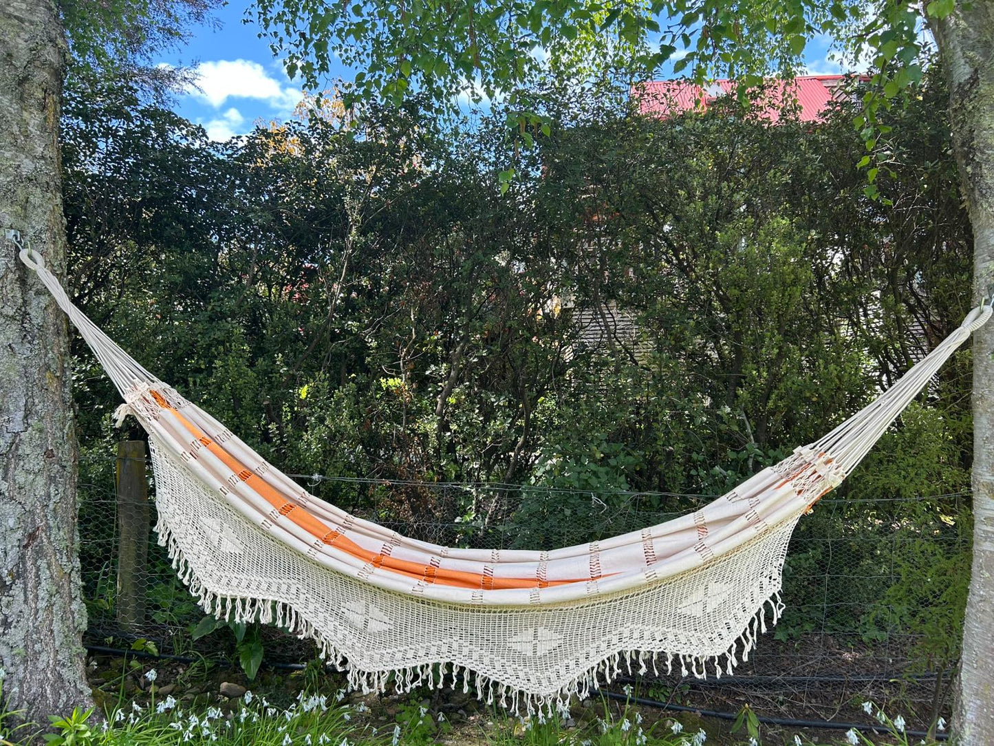 π Miss Brasil Hammock β Bold, Beautiful, and Full of Soul Orange/White