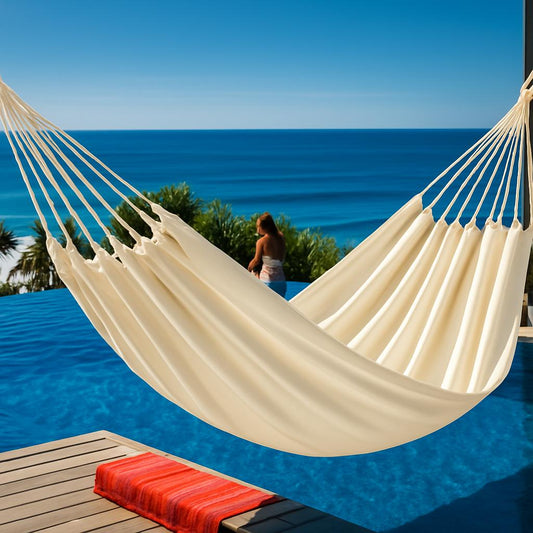 Fantasia Hammock – Where Comfort Meets Craftsmanship Natural White