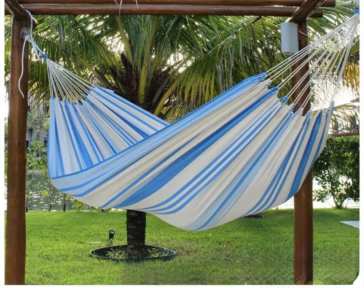 Fantasia Hammock – Where Comfort Meets Craftsmanship Blue/White
