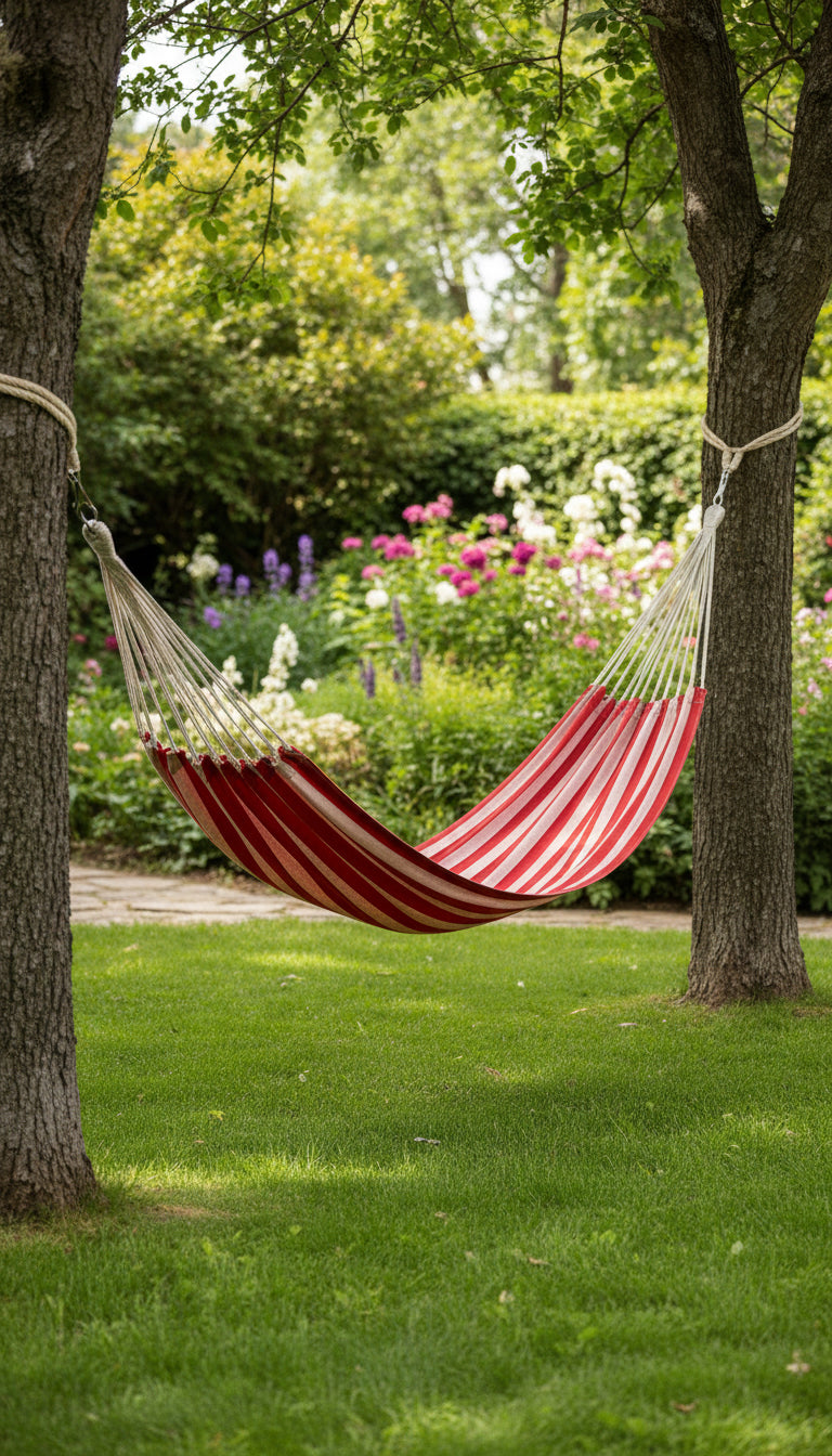 🌺 Formosa Hammock – Pure Cotton, Pure Comfort Red