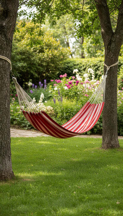 🌺 Formosa Hammock – Pure Cotton, Pure Comfort Red