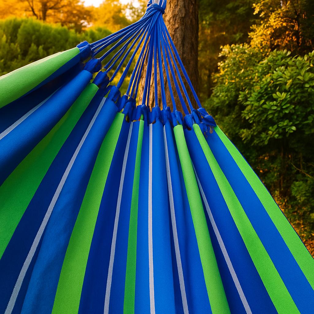 💛 Iracema Hammock – Special Couple Edition Green/Blue