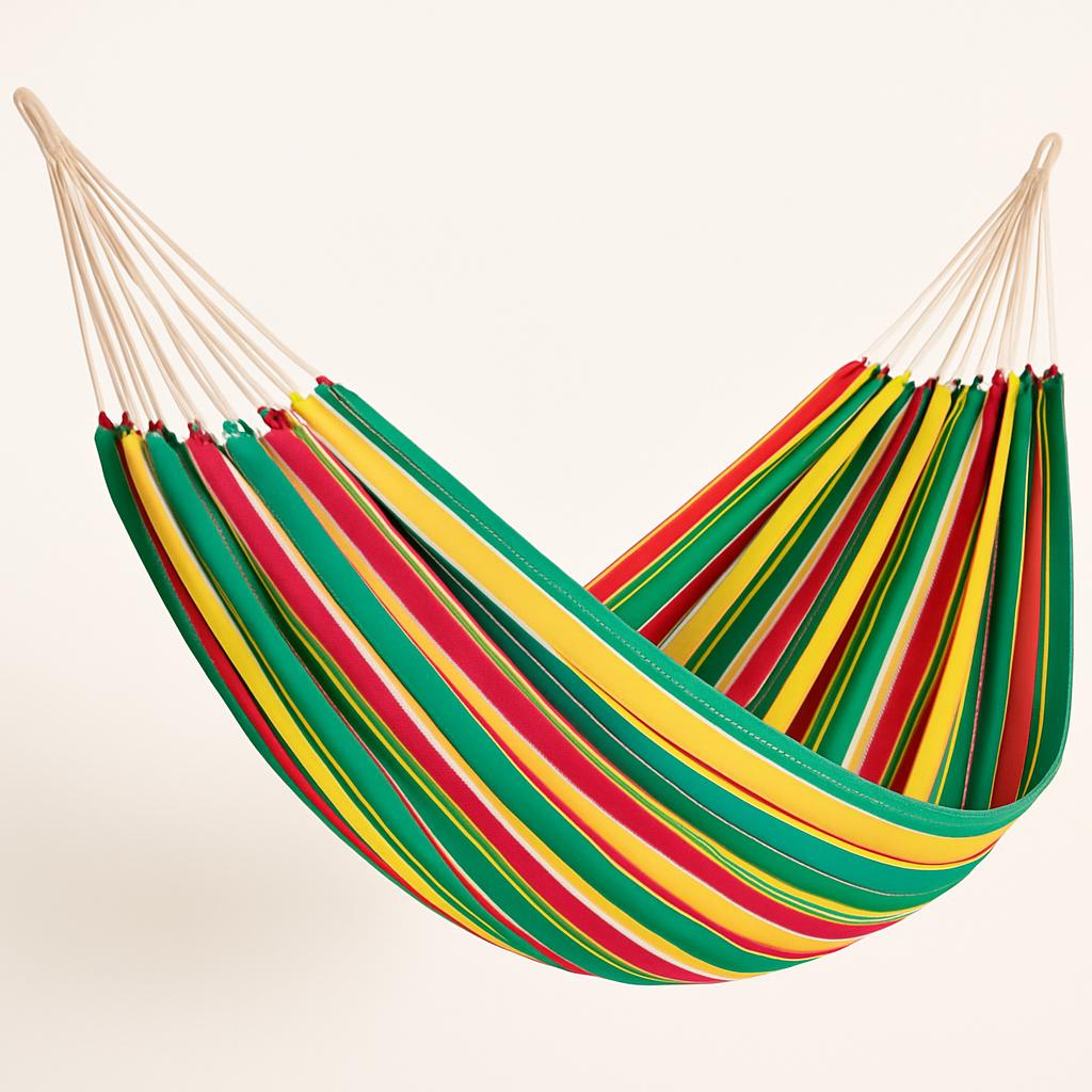 Fantasia Hammock – Where Comfort Meets Craftsmanship Green/ Yellow/ Red