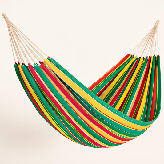Fantasia Hammock – Where Comfort Meets Craftsmanship Green/ Yellow/ Red
