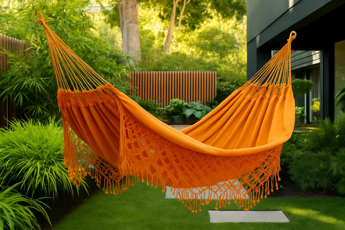 🌿 Remanso Hammock – Handcrafted Macramé, Pure Relaxation Terracotta